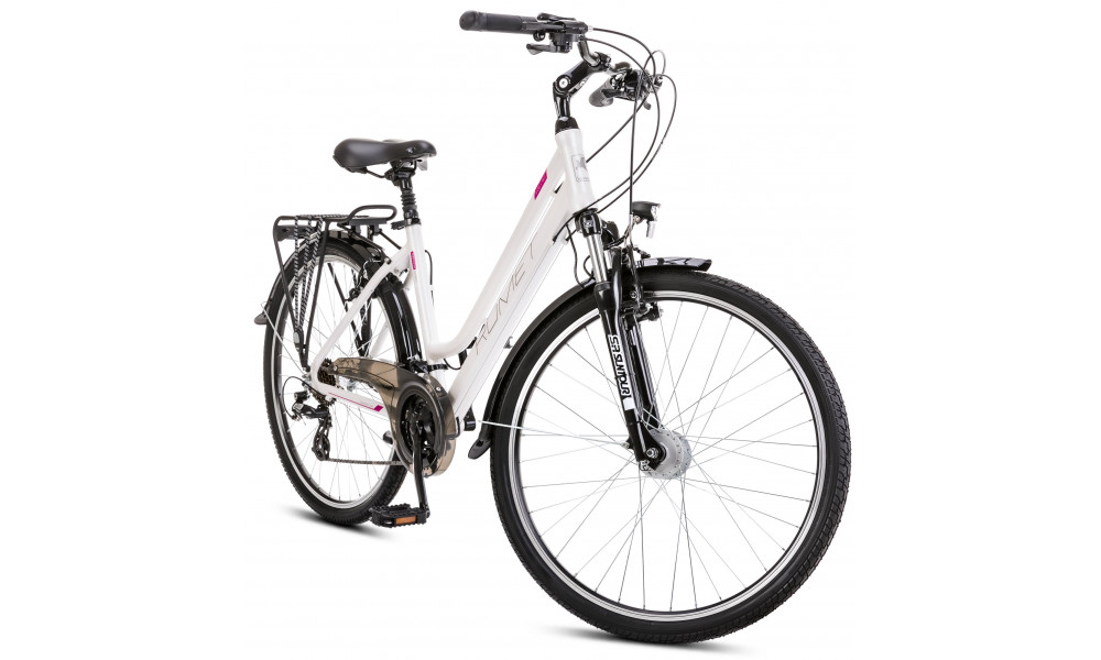 Bicycle Romet Gazela 26 2 2024 white-pink - 7