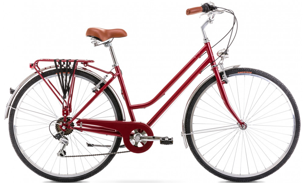 Bicycle Romet Vintage Eco D 28" 2023 bordo 