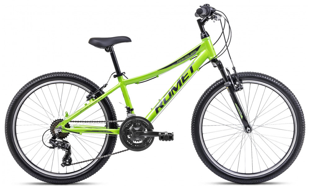 Bicycle Romet Rambler 24 2024 green-graphite 