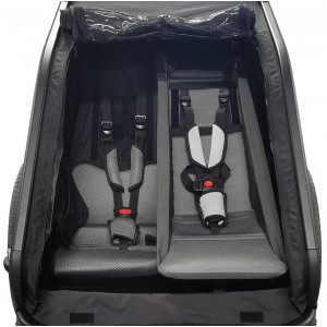 Детское кресло Cube for Kids Trailer Double CMPT black