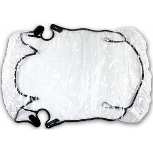 Чехол от дождя Cube for Kids Trailer Double CMPT transparent