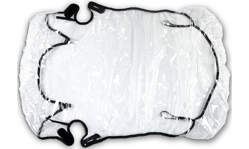 Raincover Cube for Kids Trailer Double CMPT transparent - 1