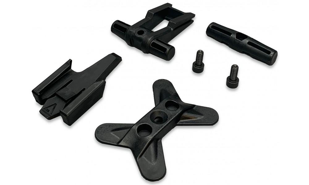 Saddle bag mounting parts ACID Click black 