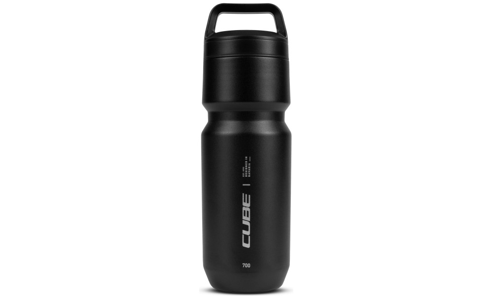 Bottle Cube Arc 700 stainless steel black 
