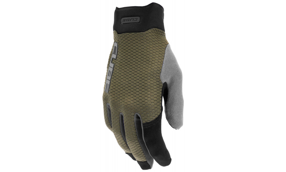 Gloves Cube Gravity Long TM green'n'grey - 1