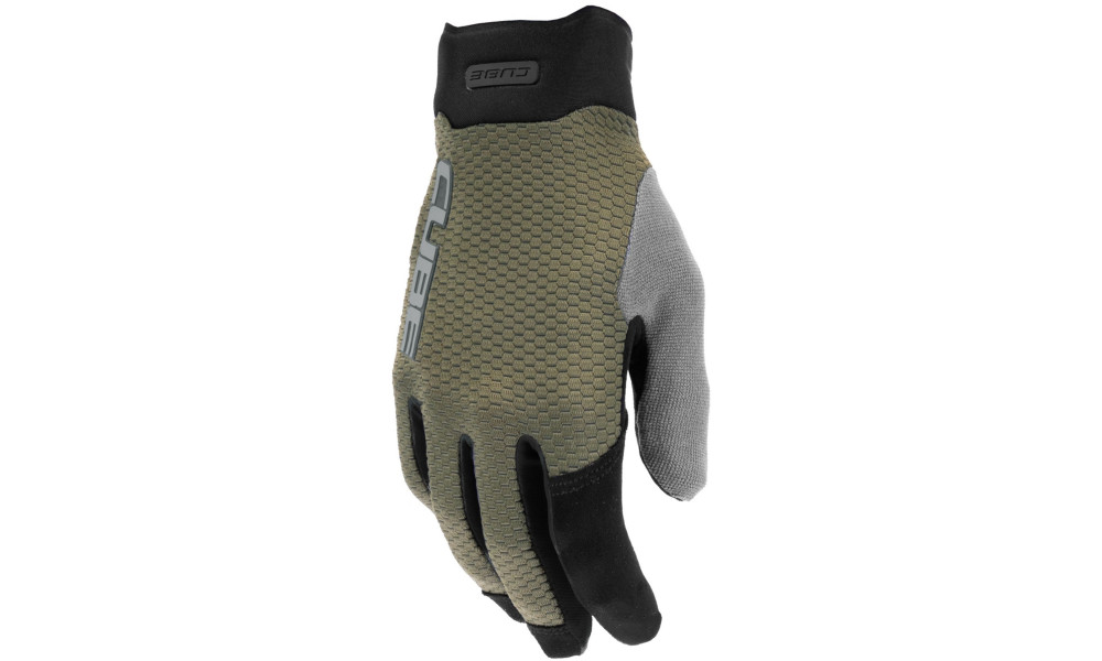 Перчатки Cube Gravity Long TM olive'n'grey - 1