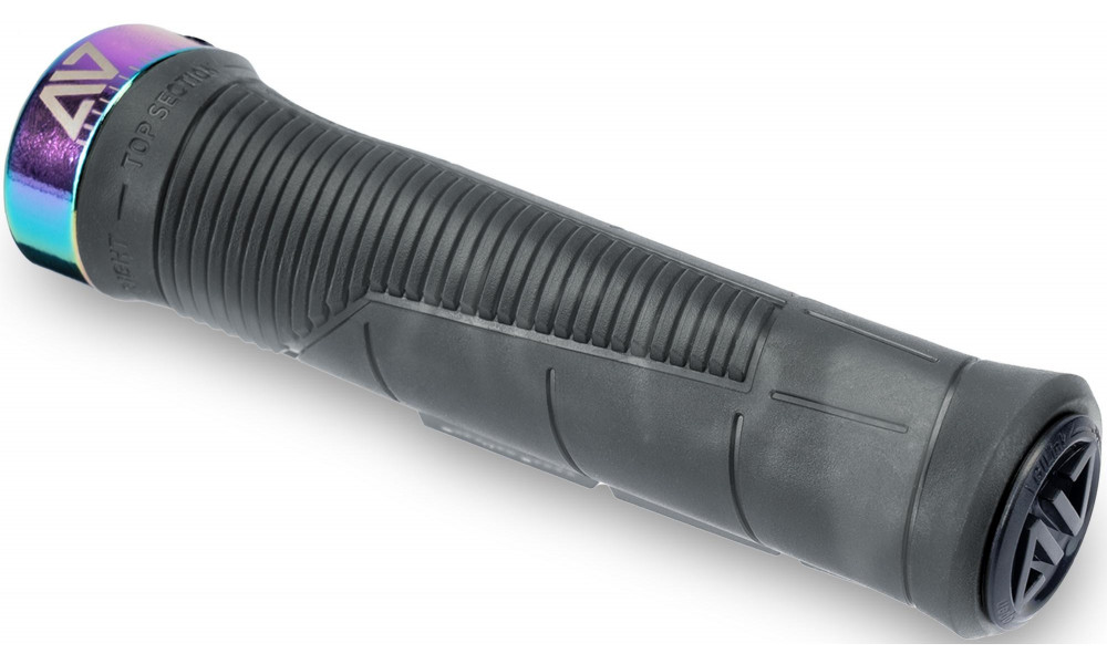 Grips ACID Endure 138mm Lock-on translucent black 'n' oilslick - 2