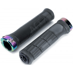 Ручки руля ACID Endure 138mm Lock-on translucent black 'n' oilslick Ручки руля ACID Endure 138mm Lock-on translucent black 'n' oilslick