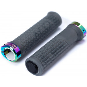 Ручки руля ACID Icon Pro 140mm Lock-on translucent black'n'oilslick