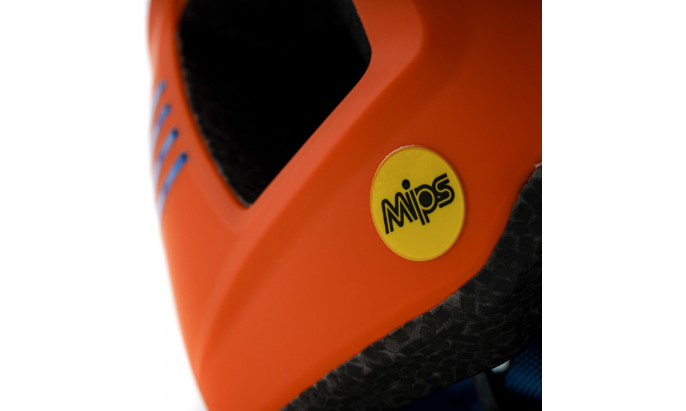 Шлем Cube LINOK X Actionteam matt orange'n'blue - 4