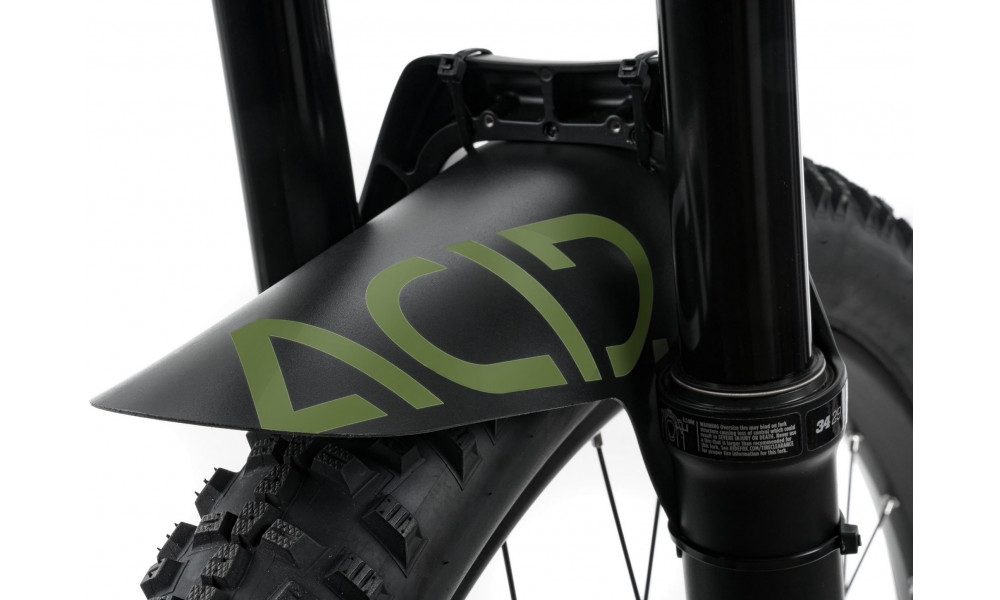 Крыло переднее ACID Downhill black'n'olive - 3