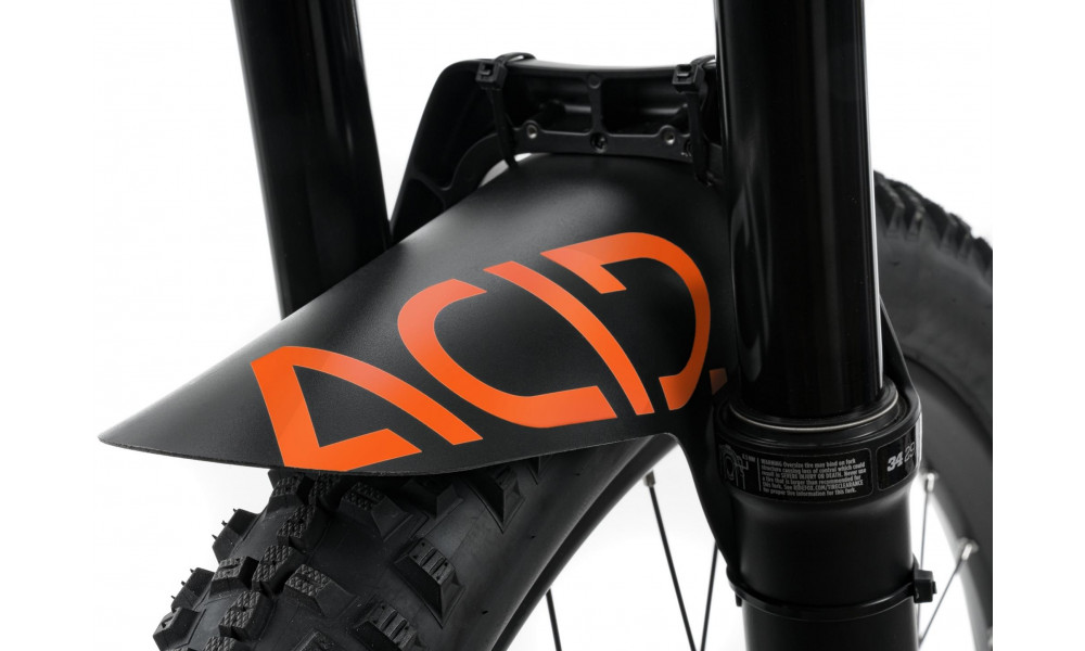 Mudguard front ACID Downhill black'n'orange - 3