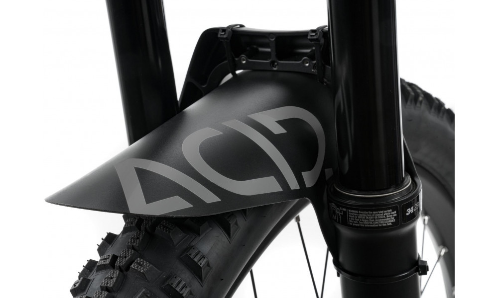 Mudguard front ACID Downhill black'n'flashgrey - 3