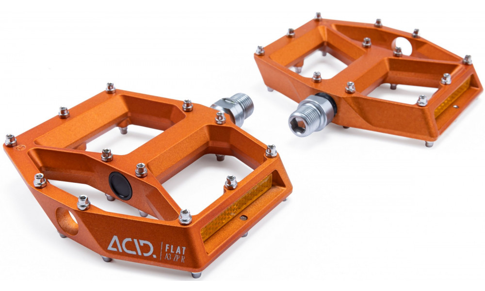 Pedals ACID Flat A3-ZP R Alu orange - 1