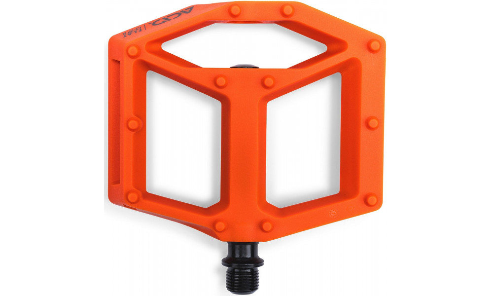 Педали ACID Flat C2-ZP R plastic orange - 2
