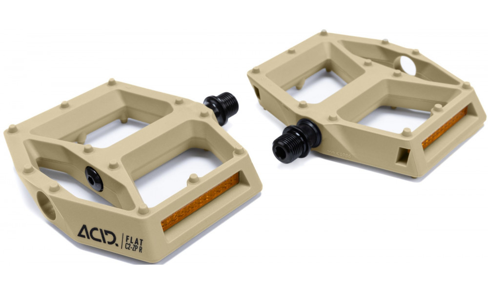 Pedals ACID Flat C2-ZP R plastic sand - 1