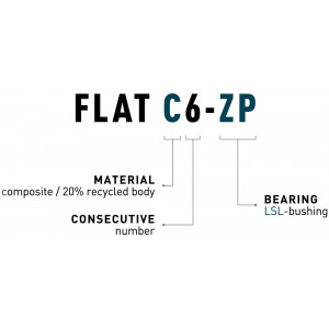 ?????? ACID Flat C6-ZP plastic orange