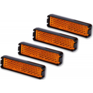 Pedal reflector set ACID orange