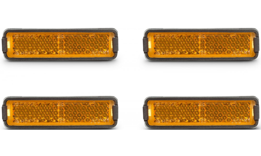 Pedal reflector set RFR orange - 1