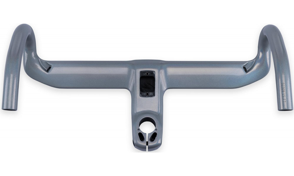 Руль Cube Litening Aero Carbon C:68 with integrated stem 420/100mm flashwhite - 3