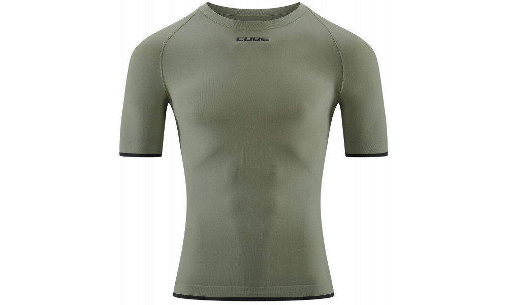 Baselayer shirt Cube Race Be Cool S/S olive - 1