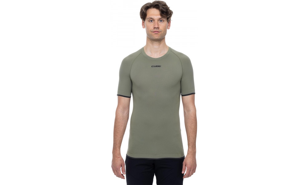 Нижняя рубашка Cube Race Be Cool S/S olive - 5