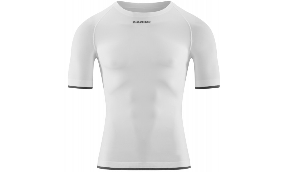 Baselayer shirt Cube Race Be Cool S/S white - 1
