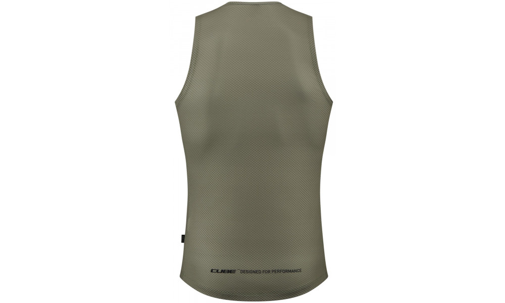 Нижняя рубашка Cube Mesh Sleeveless olive - 3