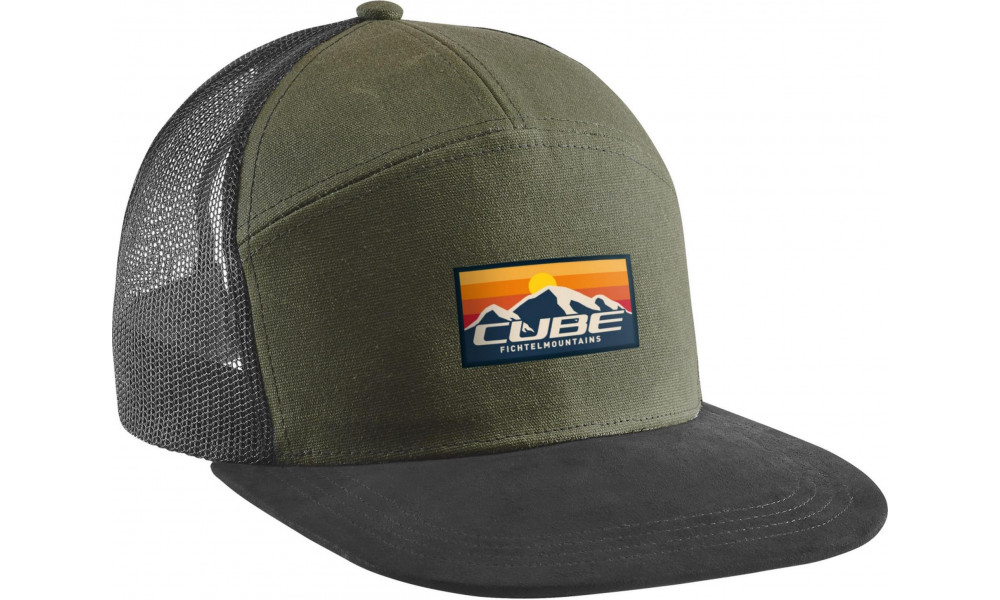 Cap Cube TM olive'n'grey - 1