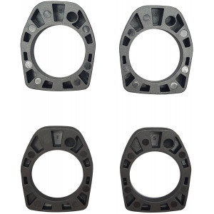 Headset spacer set Cube Asymmetric 1-1/8" for Hybrid stems