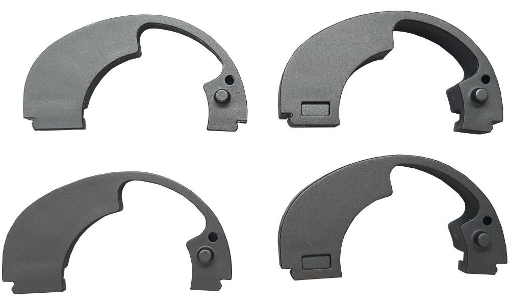 Headset spacer set Cube Asymmetric 1-1/8" for Hybrid cable routing stems - 2