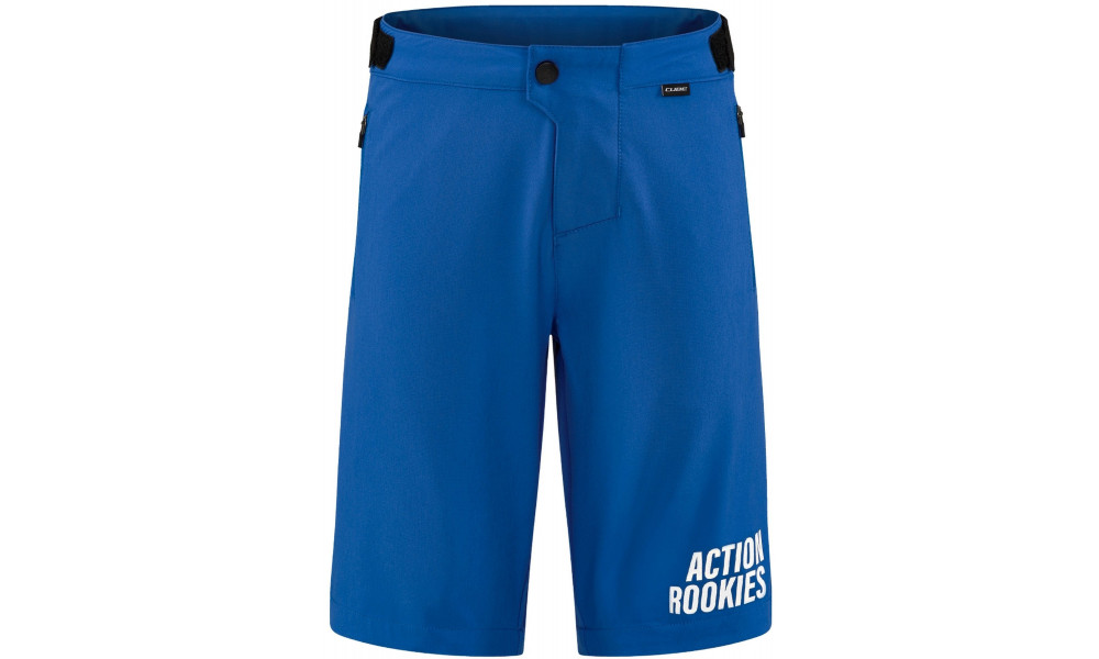 Shorts Cube Baggy Rookie X Actionteam MTB with liner blue - 1