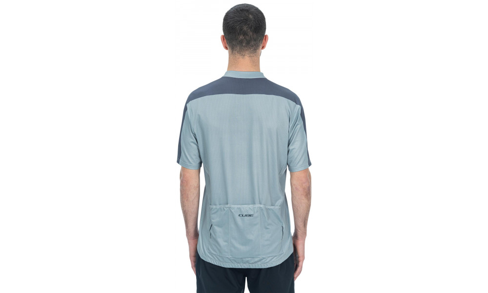 Веломайка Cube MTB CMPT S/S Half Zip grey - 4