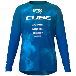 Веломайка Cube Rookie x Actionteam MTB L/S blue'n'green