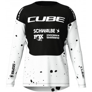 Веломайка Cube X Factory Racing MTB L/S black'n'white