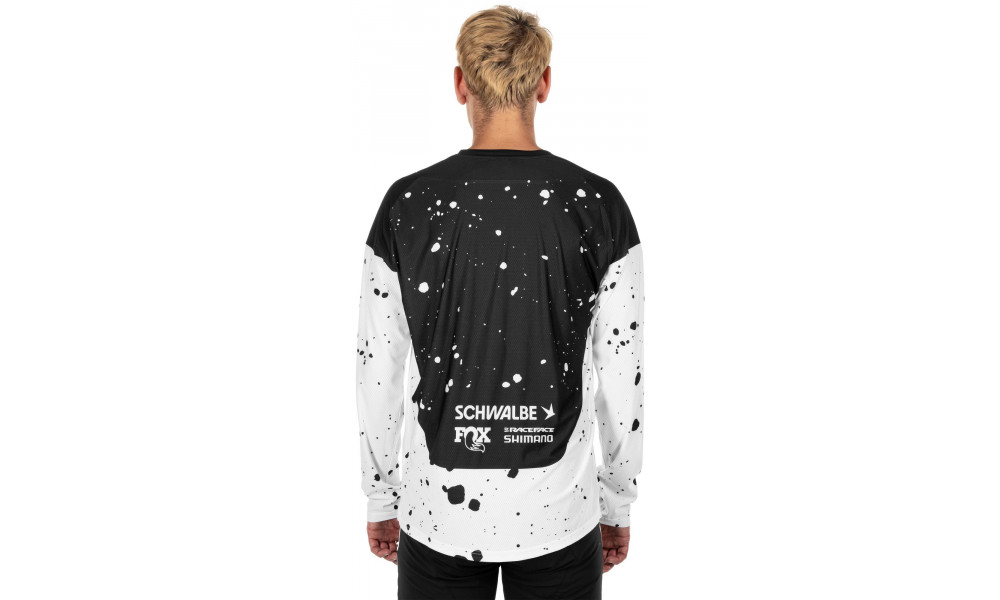 Jersey Cube X Factory Racing MTB L/S black'n'white - 3