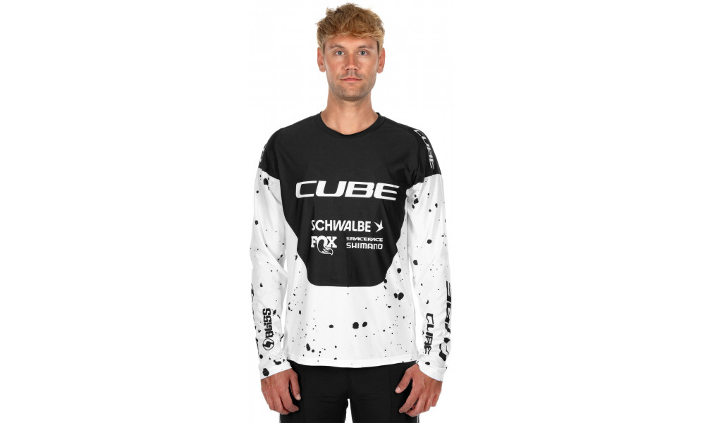 Веломайка Cube X Factory Racing MTB L/S black'n'white - 4