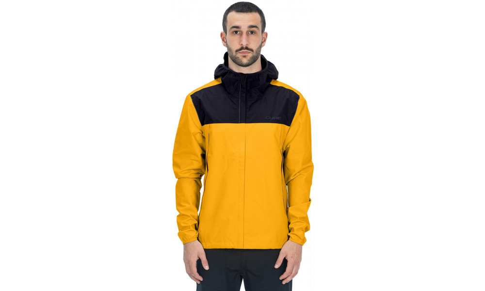 Rain jacket Cube CMPT MTB yellow'n'black - 5
