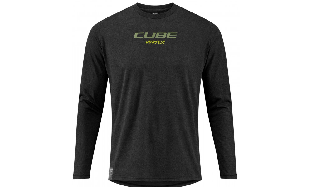 Jersey Cube Round Flow MTB L/S black - 1