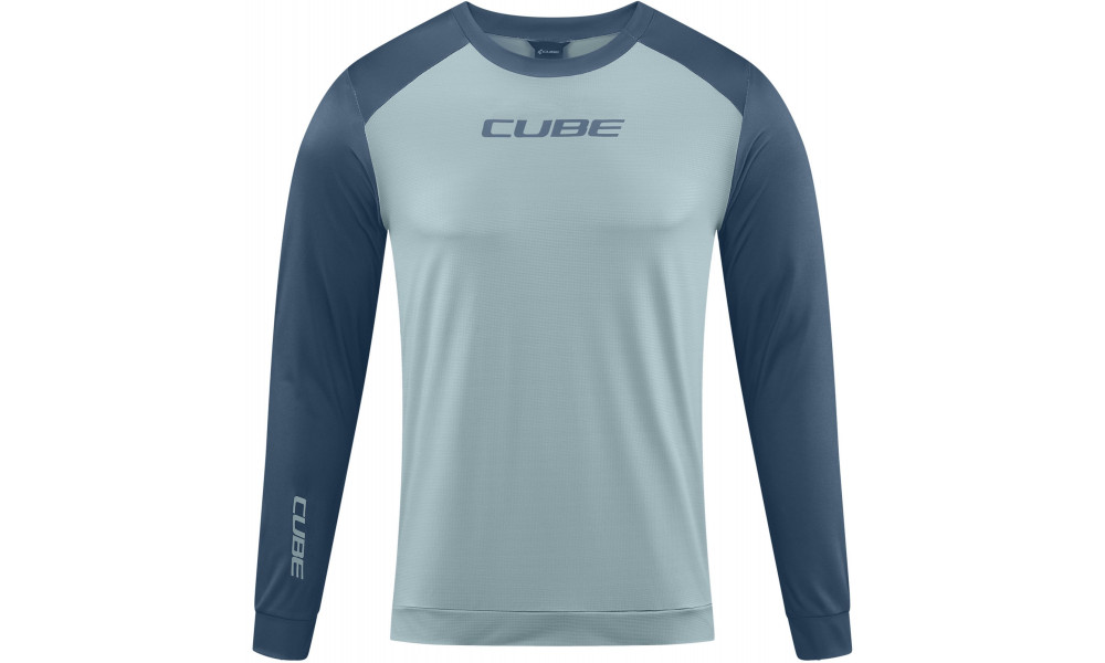 Jersey Cube Round MTB L/S grey'n'anthracite - 1