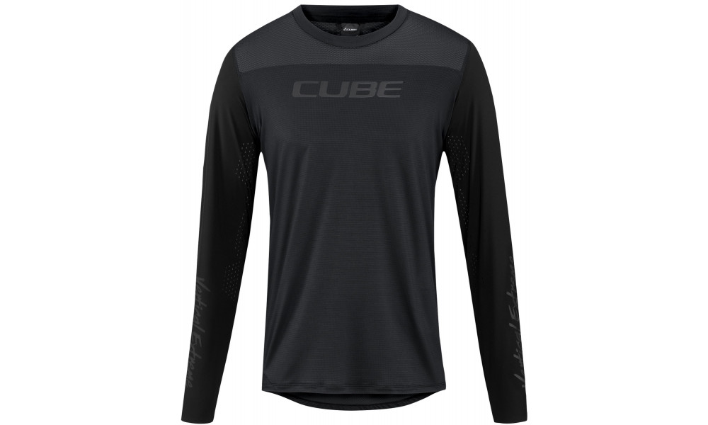 Jersey Cube Round Pro MTB L/S black - 1