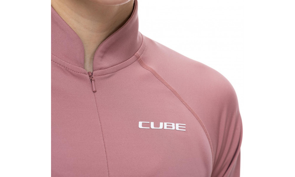 Jersey Cube MTB WS L/S Half Zip rose - 5