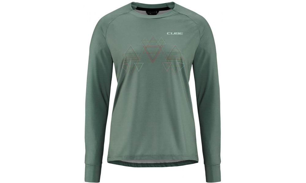 Веломайка Cube Round MTB WS L/S green - 1