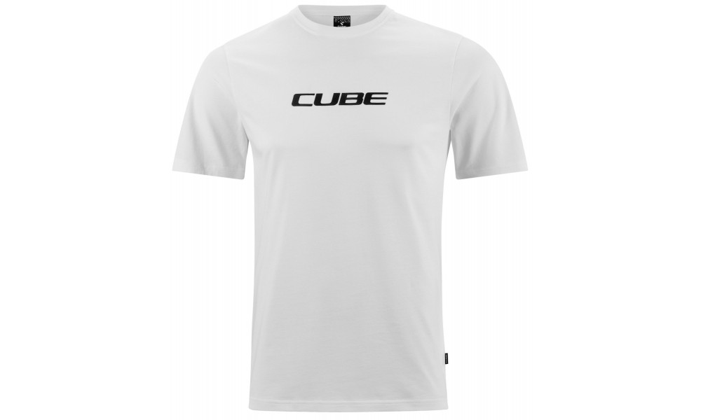 Майка Cube Organic Classic Logo white'n'black - 1