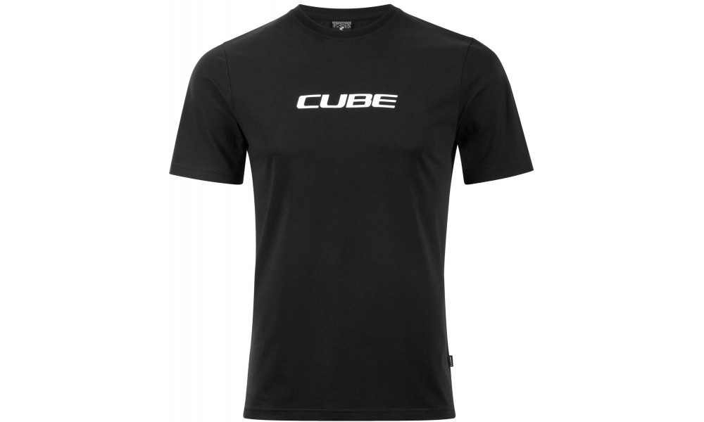 T-Shirt Cube Organic Classic Logo black'n'white - 1