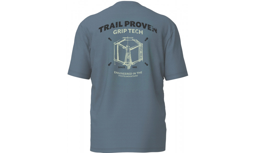 Майка Cube Organic Trail Proven GTY Fit petrol - 4