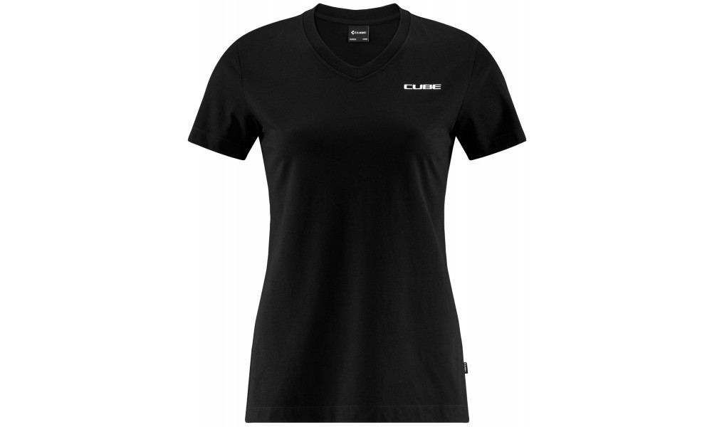 T-shirt Cube Organic WS V-Neck black - 1
