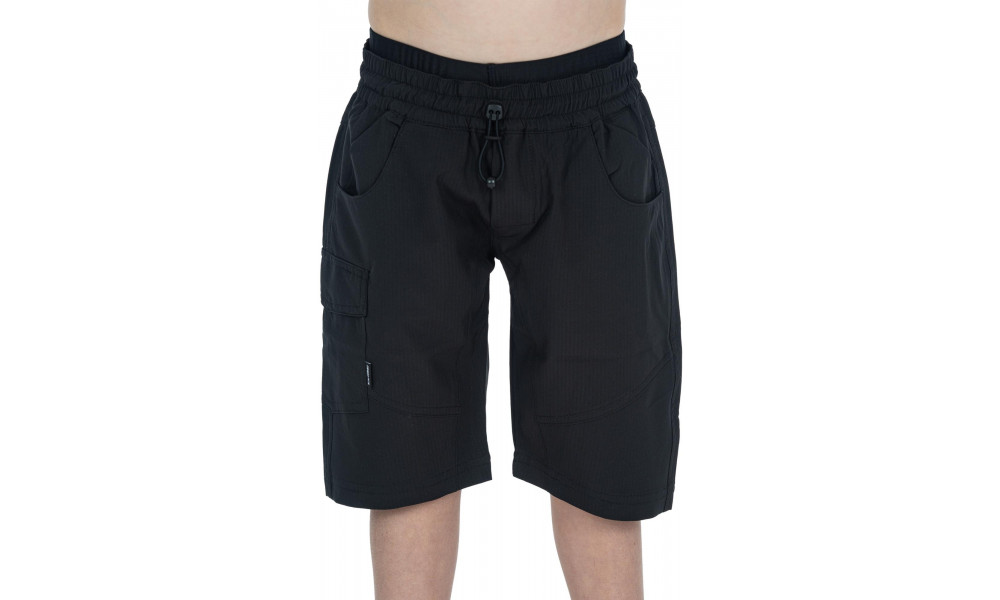 Shorts Cube Baggy Rookie Road/XC with liner black'n'white - 3