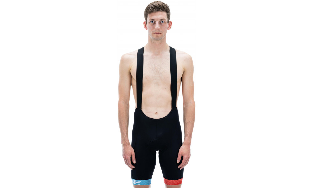 Bib shorts Cube Road/XC black'n'blue'n'red - 5