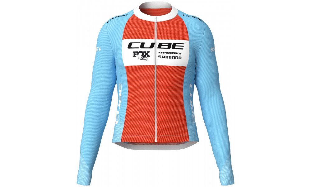 Веломайка Cube X Factory Racing Road/XC L/S blue'n'orange - 1